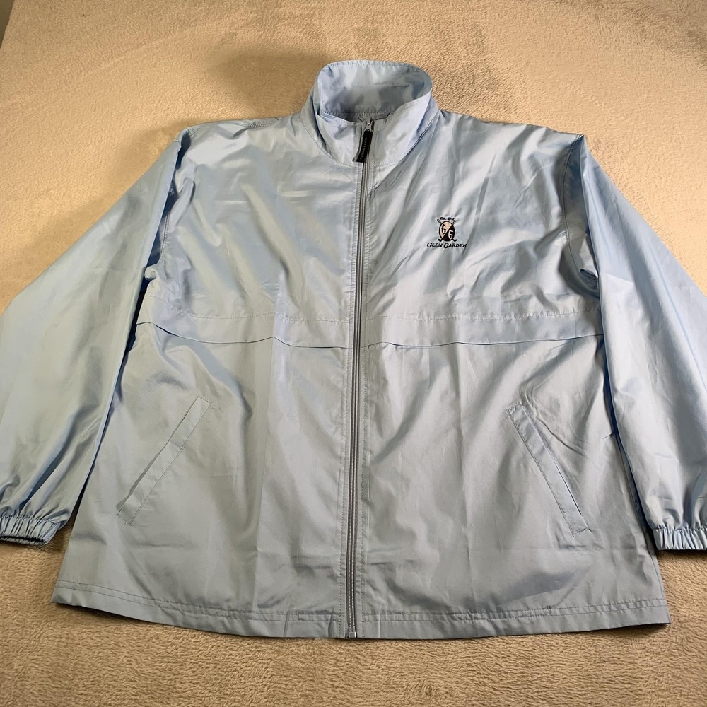 Stormtech Jacket Mens 2XL Blue Glen Garden Full Zip Golf Windbreaker Lightweight